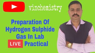 Preparation of Hydrogen sulphide gas in laboratory [upl. by Onifled488]