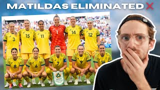 Matildas ELIMINATED from Olympics  Australia 12 USA [upl. by Enayd]