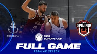 BC Parnu Sadam v PGE Spojnia Stargard  Full Basketball Game  FIBA Europe Cup 202425 [upl. by Onra]