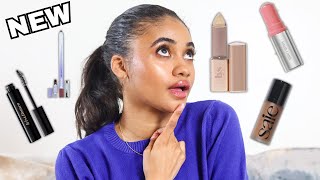 A full face of new makeup ft Saie Beauty Kosas Haus Labs LYS Beauty amp More [upl. by Poll496]