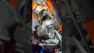 Two stroke performance medium comp head compression test on 2025 ktm 300 xcw [upl. by Henrieta]