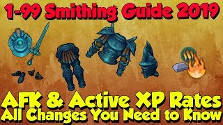 199120 Smithing Guide Fast amp AFK Methods Runescape 3 New PostRework [upl. by Brunell]