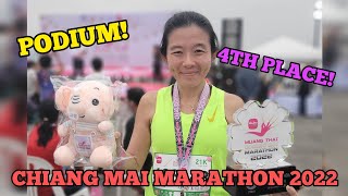 CHIANG MAI MARATHON 2022 RACE PACK COLLECTION AND RACE DAY  I GOT 4TH PLACING FOR THE HALF MARATHON [upl. by Marienthal]