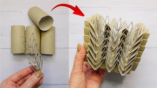 Very Practical and Useful Craft 😲 Toilet Paper Rolls Upcycling Idea 🤯 Paper Basket DIY [upl. by Ecitnerp166]