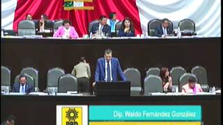 Dip Waldo Fernández PRD  Ley del IVA ISR Código Fiscal A Favor [upl. by Charlean546]