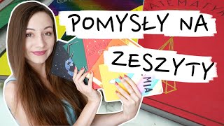 BACK TO SCHOOL Zeszyty DIY okładki i pierwsze strony 2019 [upl. by Anemix436]