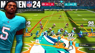 The Dolphins are the 1 Team in Madden History Madden 24 [upl. by Raeann]