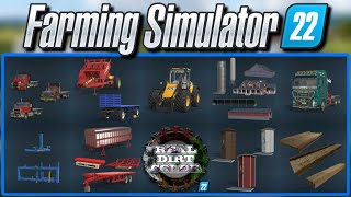 Mack Flatbeds JCB Loader Baby Bale Autoload  New Mods  Farming Simulator 22 [upl. by Ahtanamas324]