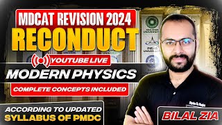 MDCAT Reconduct 2024  Modern Physics  Revision Classes  Sindh  SZABMU  Physics [upl. by Rosane]