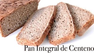 Pan de Centeno Integral y Trigo  Receta Rapida [upl. by Allesor]