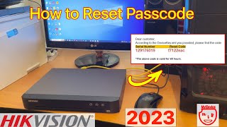 How to Reset Hikvision DVR Password with Reset Code 2023 [upl. by Anatlus]