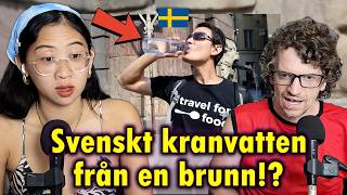 Our Reaction to Swedish Food in Stockholm Kabanoss Strömming Moose [upl. by Bonacci]