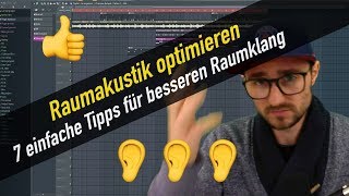 Raumakustik verbessern 7 EINFACHE Tipps um den Raumklang zu optimieren   abmischenlernende [upl. by Gensler]