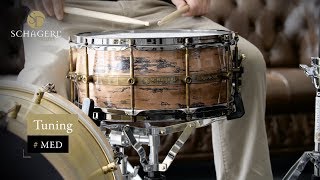 Schagerl Drums  Snare Drum quotPersephonequot 14 x 65  Med Tuning [upl. by Tabor]