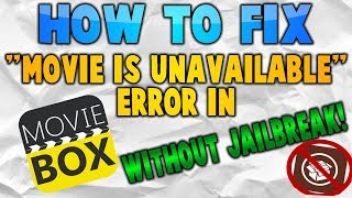 iOS 10 Movie Box APP FIX NO JAILBREAK UPDATED [upl. by Veejar]