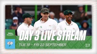 LIVE  Leicestershire Foxes v Yorkshire County Championship Day Three [upl. by Nared]