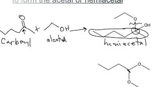 acetal formation [upl. by Grieve]