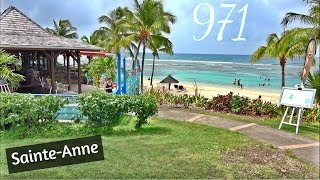 Guadeloupe  Vacances  SainteAnne  Grande Terre  île des Caraïbes  971  OutreMer  France [upl. by Trinl]