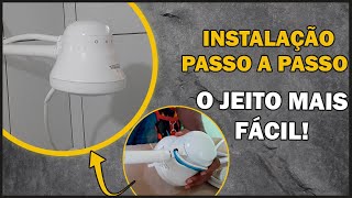 Como Instalar Chuveiro Elétrico  Passo a Passo Na Prática [upl. by Toor322]