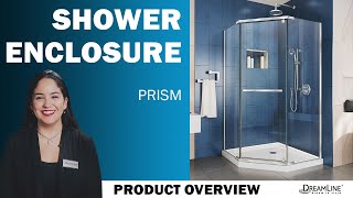 DreamLine Shower Enclosure Prism  Pivot Opening [upl. by Einobe]