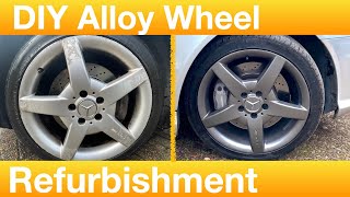 DIY Alloy Wheel Refurbishment [upl. by Claudelle979]