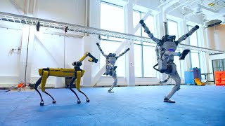 Unbelievable Robot Dance by Boston dynamics [upl. by Esemaj232]