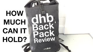 dhb Waterproof Rucksack 25L  How Much Can It Hold [upl. by Grim]