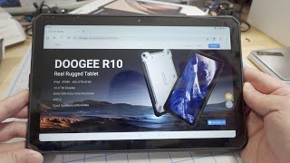 DOOGEE R10 Rugged Android Tablet Review [upl. by Leroi838]