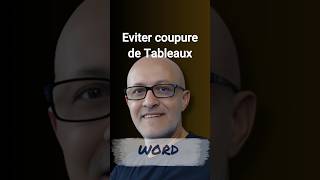 Word Eviter Coupure dun Tableau [upl. by Latsryk717]