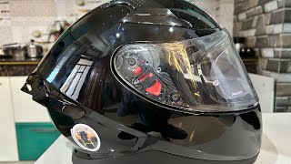 Axor apex helmet glossy black for interceptor bear 650 axorhelmets helmets bear650 [upl. by Anahcar998]