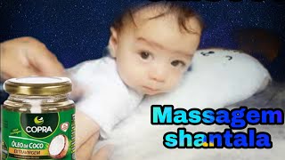 massagem shantala de roupa 5meses [upl. by Jenny]