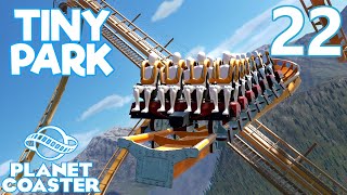 Planet Coaster TINY PARK  Part 22  FLOORLESS COASTER [upl. by Yniar82]