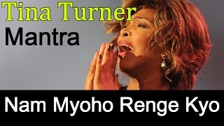 Tina Turner  Nam Myoho Renge Kyo Remix  Mantra Meditation [upl. by Metts]