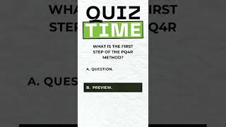 What is the first step of the PQ4R method [upl. by Ellerud]