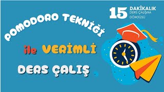 Pomodoro Tekniği İle 60 Dakika Verimli Ders Çalış  15 Dakikalık Çalışma Döngüsü  Sessiz  Alarmlı [upl. by Annunciata]