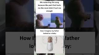 How i imagine my father as ababy😂😅memesshorts [upl. by Yerhcaz]