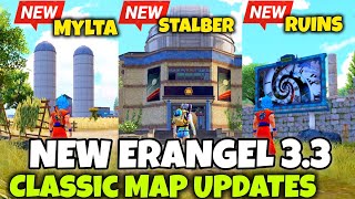 NEW ERANGEL MAP IS HERE WITH 33 UPDATES IN BGMI amp PUBG 😱 BGMI PUBG MOBILE [upl. by Nnyleuqaj266]