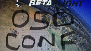 Betaflight OSD Configuration basic On Screen Display OVERVIEW [upl. by Aihsatal]