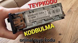 OTO TEYP KODU BULMA  UCRETSIZ EN KOLAY YOLU  TEYP CODE [upl. by Fania598]