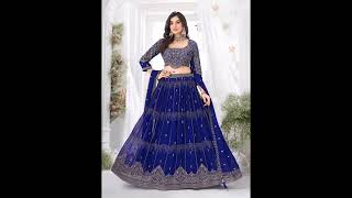 lehnga design 2k24party wear lehngalehnga dress design ideas [upl. by Etnohs]