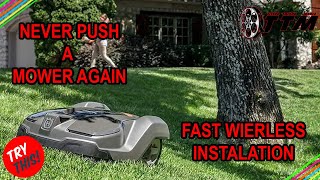 HUSQVARNA AUTOMOWER 450X EPOS INSTALATION FULL REVIEW [upl. by Duwe]