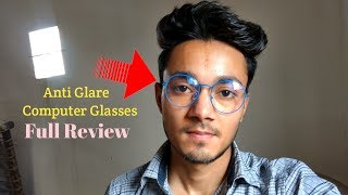 Anti Glare computer glasses  Review  blue frame glasses [upl. by Andrej430]