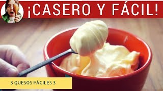 CÓMO HACER QUESO CASERO MASCARPONE Fácil y más económico Quesos caseros [upl. by Ahserkal]