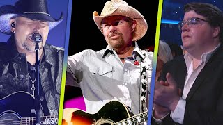 Toby Keith’s Son Cries During Jason Aldean’s ACM Awards Tribute Performance [upl. by Hackett]