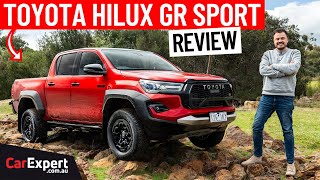 2024 Toyota HiLux GR Sport onoffroad review inc 0100 RIP Ranger Raptor [upl. by Cozza]