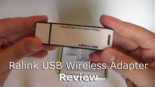 Ralink 80211bg 54M USB Wireless Adapter DealExtreme  Review [upl. by Omer]