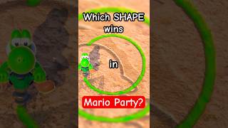 Which Shape Wins in Mario Party gaming marioparty mario nintendo [upl. by Anyahc]