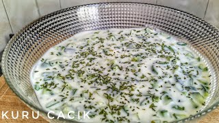 5 DKDA SERİN SERİN KURU CACIK TARİFİ 💯 YEMEK TARİFLERİ SALATA TARİFLERİ [upl. by Valenba]