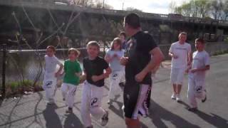 Marco Alvan jogging with kids before BJJ class [upl. by Esaele]