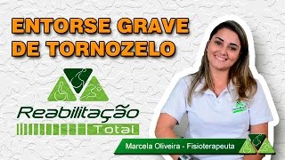 Tratamento de entorse de tornozelo [upl. by Oicirbaf]